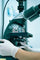 Laboratory microscope representing the limits of product identification and conversion claims