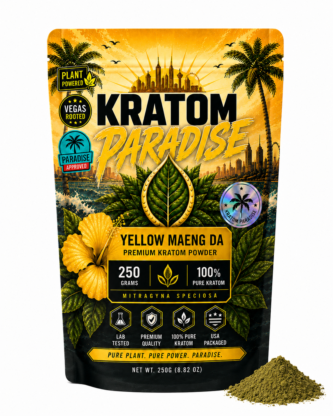Yellow Maeng Da Kratom Powder product photo