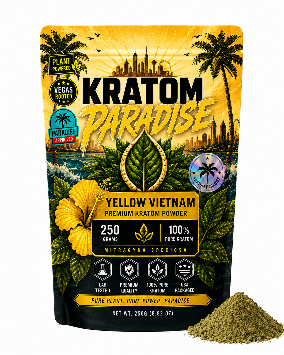 Yellow Vietnam Kratom Powder product photo