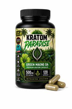 Green Maeng Da Kratom Capsules product photo