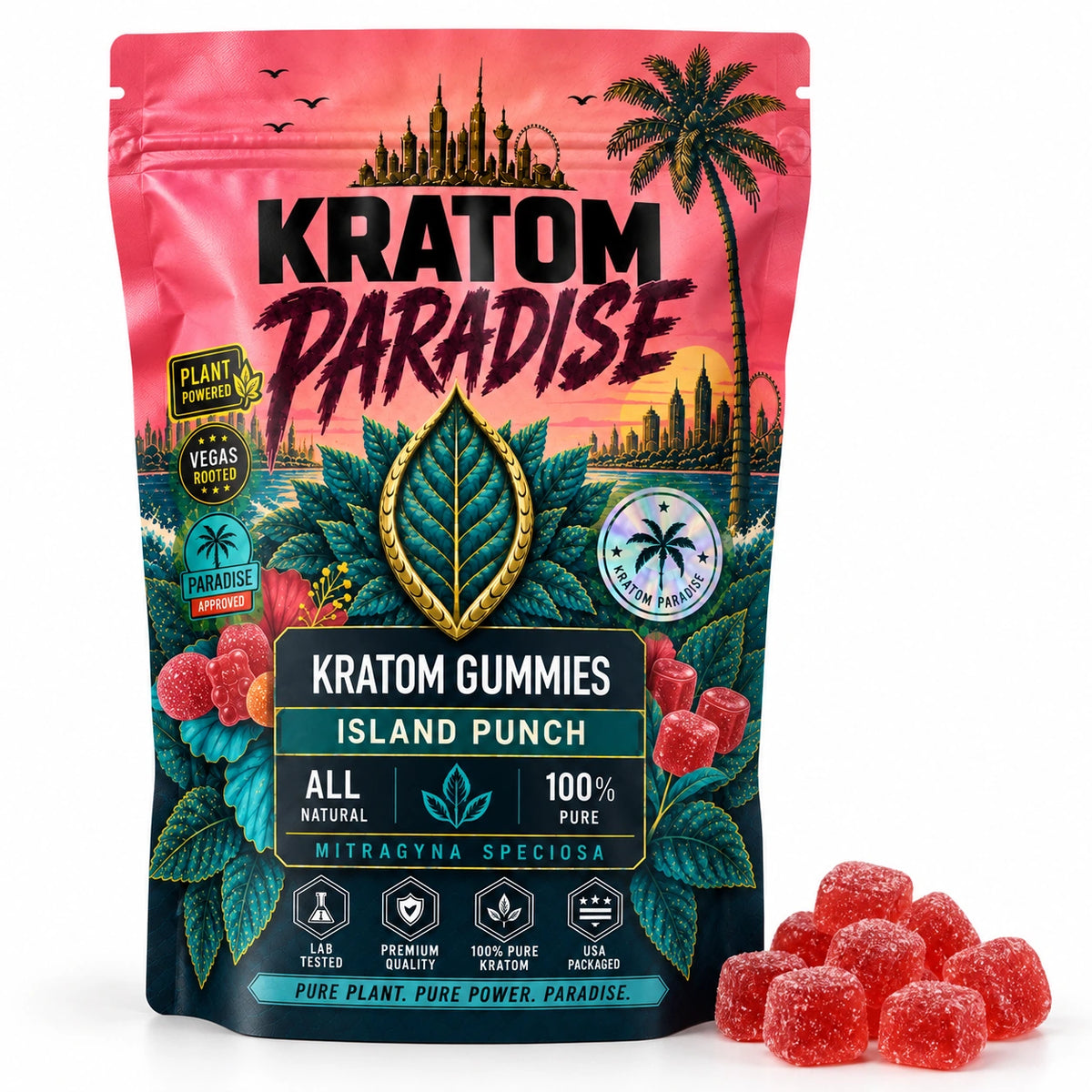 Island Punch Kratom Gummies