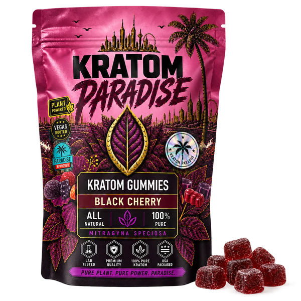 Black Cherry Kratom Gummies