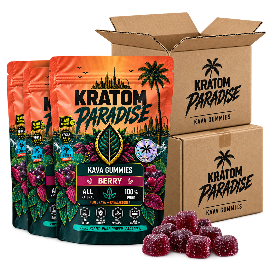 Bulk Berry Kava Gummies