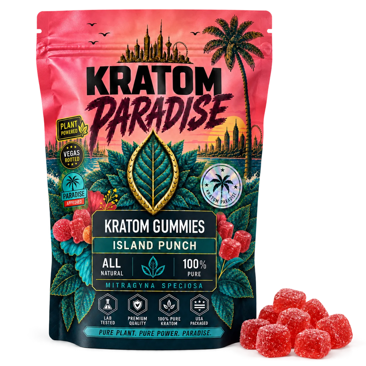 Island Punch Kratom Gummies