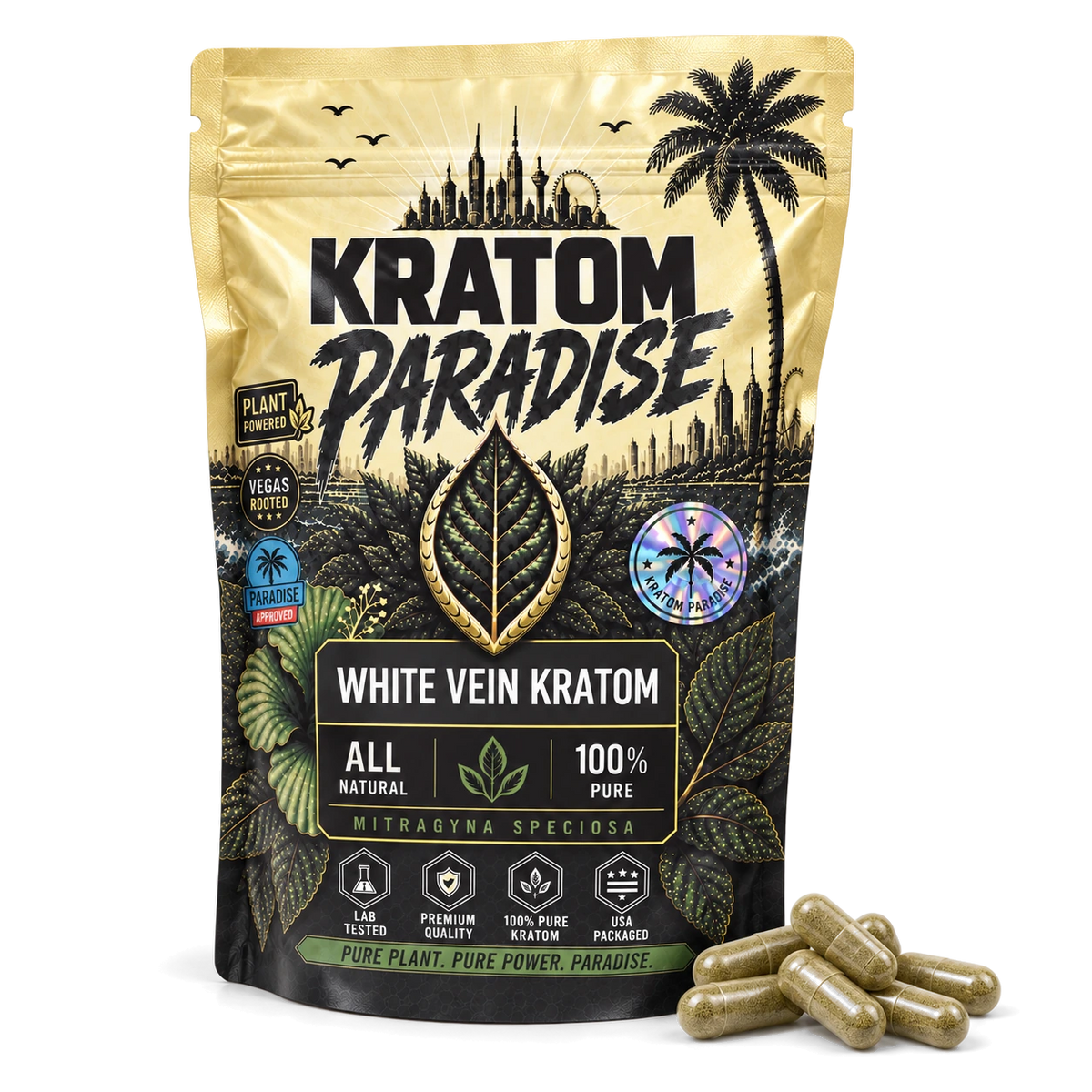 White Maeng Da Kratom Capsules