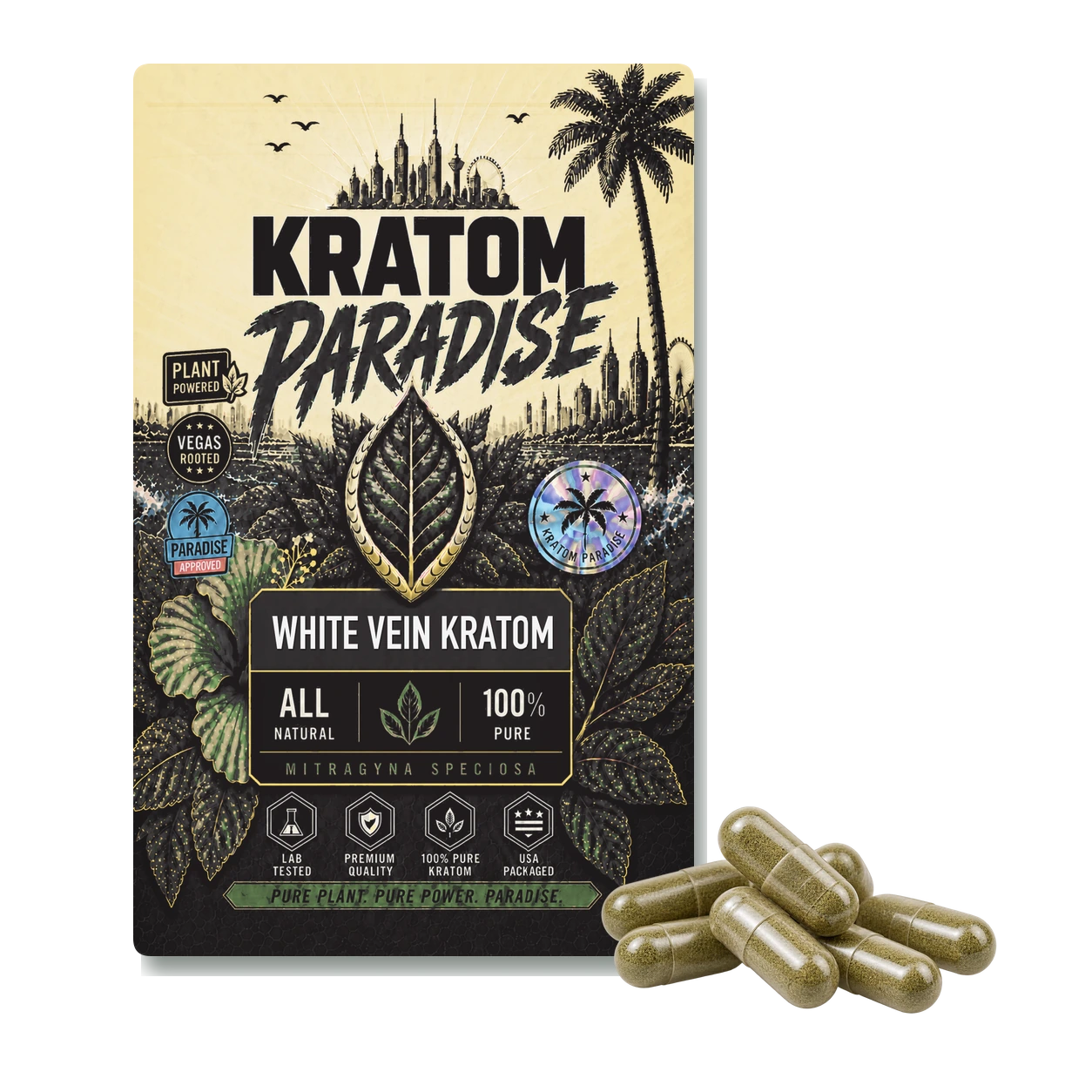 White Maeng Da Kratom Capsules